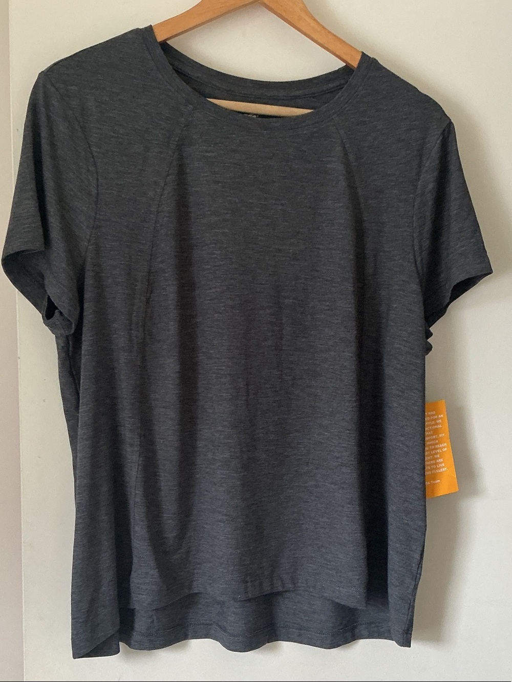 Avia Charcoal Short Sleeve Crewneck Tee